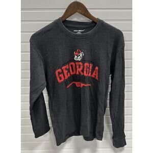 Pro Edge Men’s Georgia Bulldog Gray Thermal Size Medium M